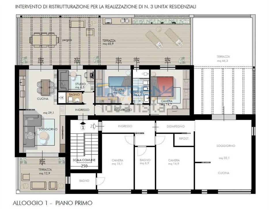 appartamento in vendita a Cascina in zona Marciana