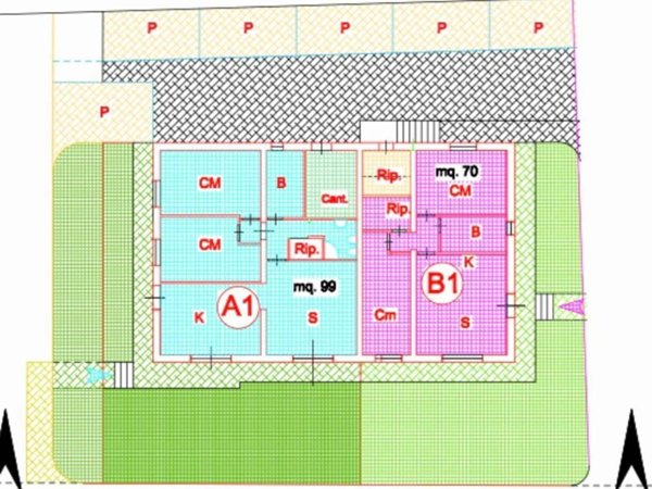 appartamento in vendita a Cascina in zona Marciana