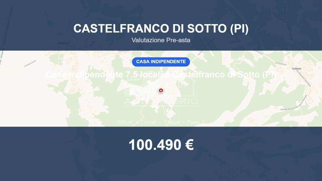 casa indipendente in vendita a Castelfranco di Sotto