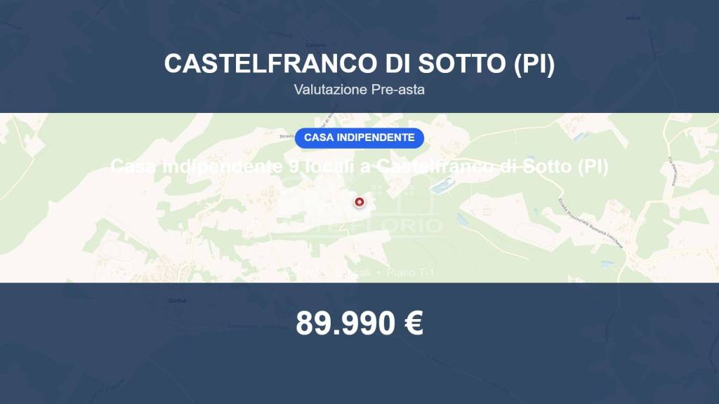 casa indipendente in vendita a Castelfranco di Sotto