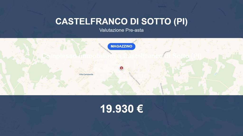 locale commerciale in vendita a Castelfranco di Sotto