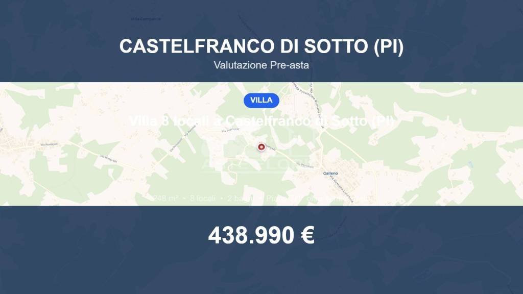 casa indipendente in vendita a Castelfranco di Sotto in zona Villa Campanile