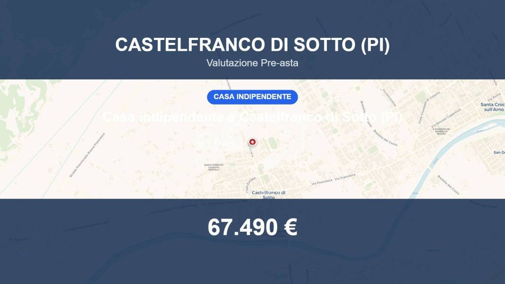 casa indipendente in vendita a Castelfranco di Sotto