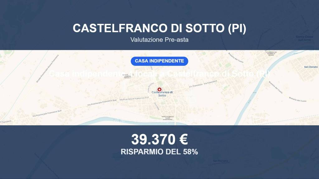 casa indipendente in vendita a Castelfranco di Sotto