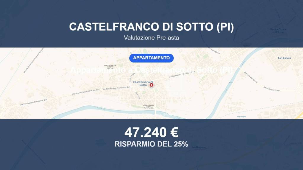 appartamento in vendita a Castelfranco di Sotto