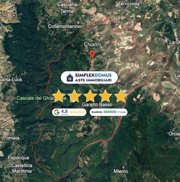 appartamento in vendita a Chianni in zona La Pescaia
