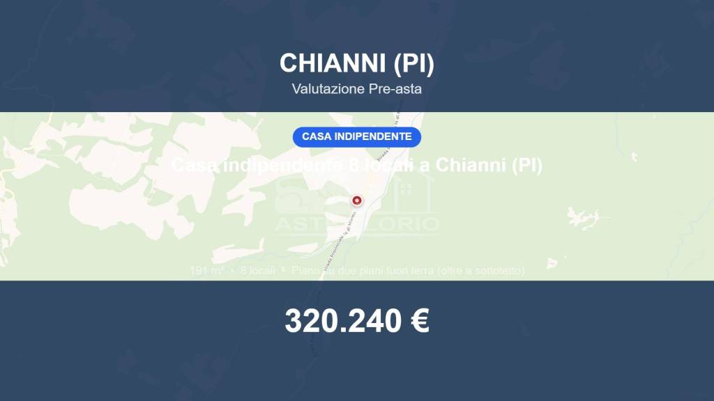 casa indipendente in vendita a Chianni in zona La Pieve