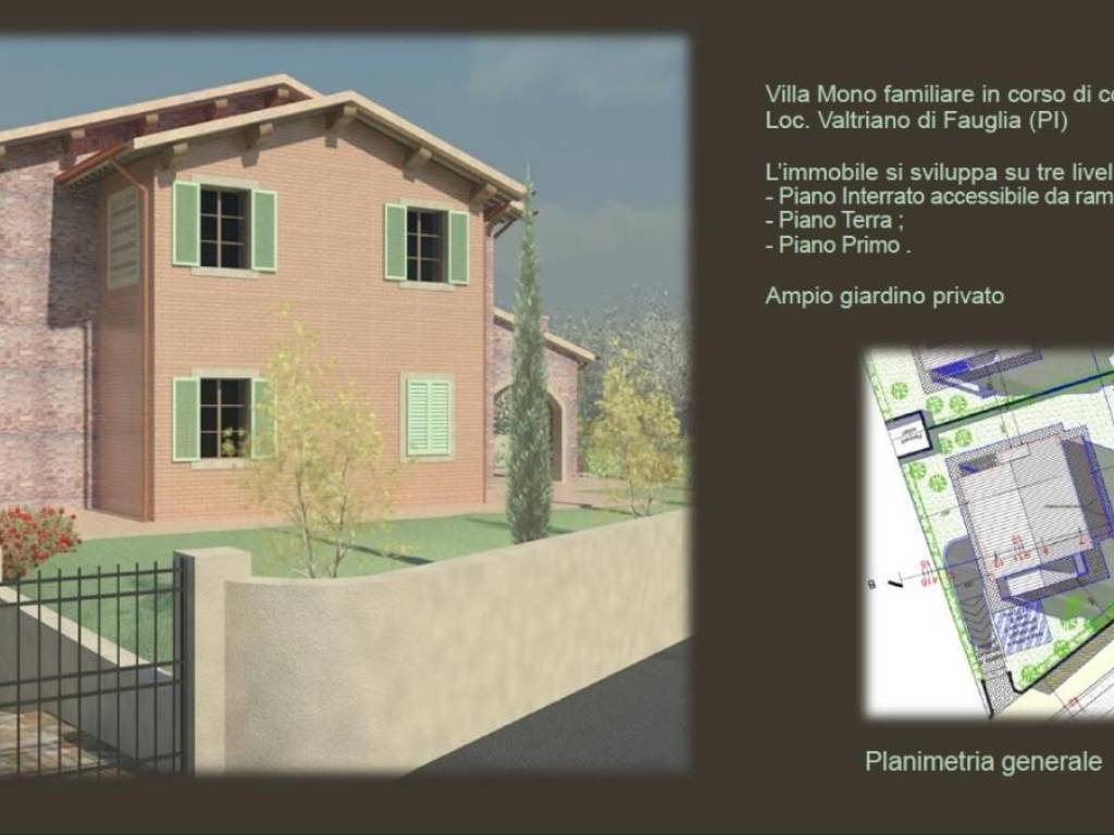 casa indipendente in vendita a Fauglia in zona Valtriano