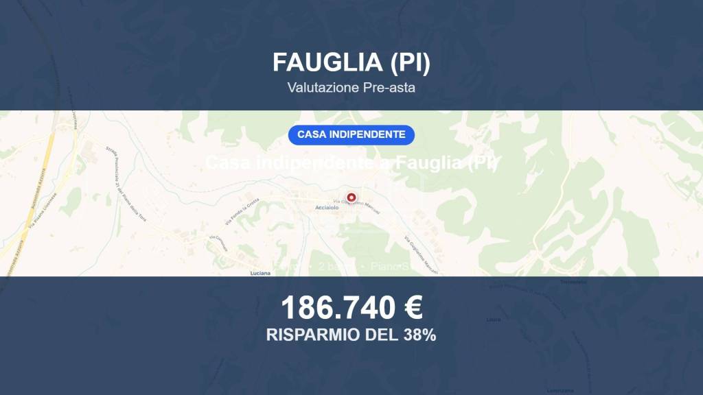 casa indipendente in vendita a Fauglia in zona Acciaiolo