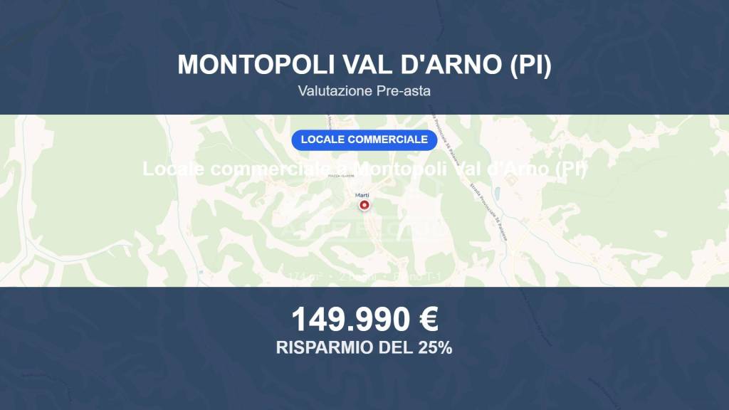 negozio in vendita a Montopoli in Val d'Arno in zona Marti