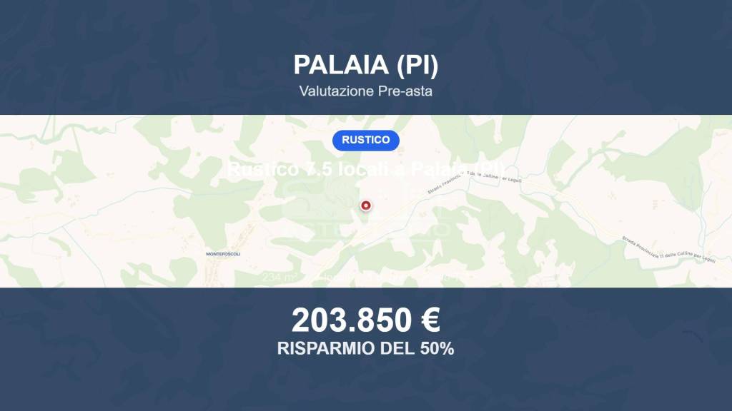 casa indipendente in vendita a Palaia in zona Partino
