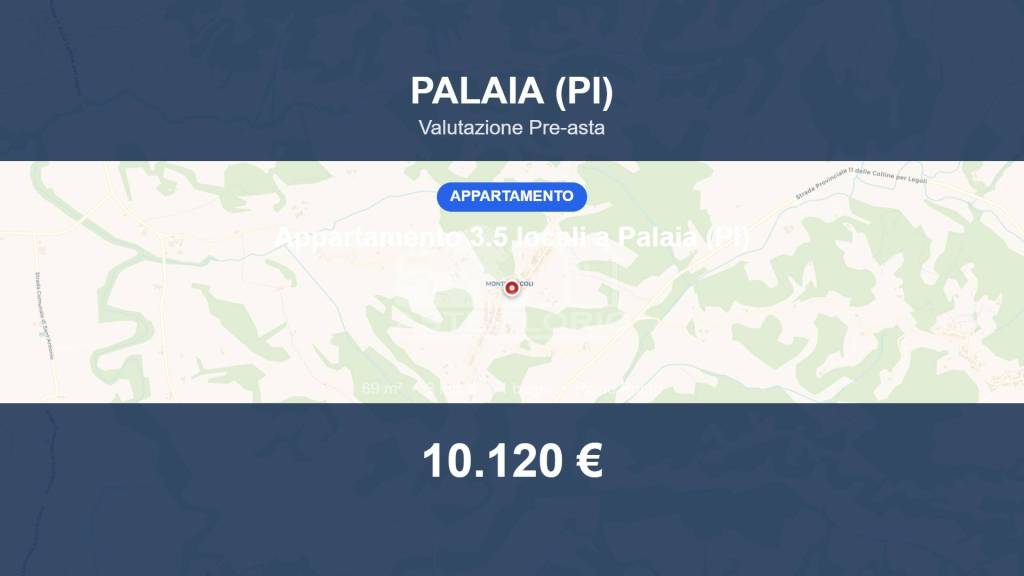 appartamento in vendita a Palaia in zona Montefoscoli