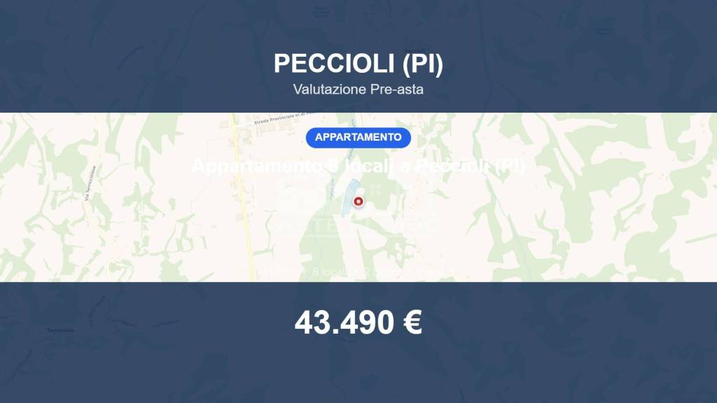 appartamento in vendita a Peccioli