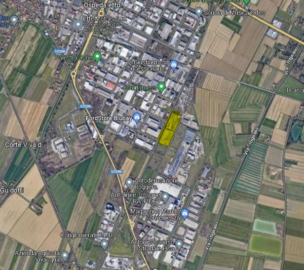 terreno industriale in vendita a Pisa in zona Ospedaletto