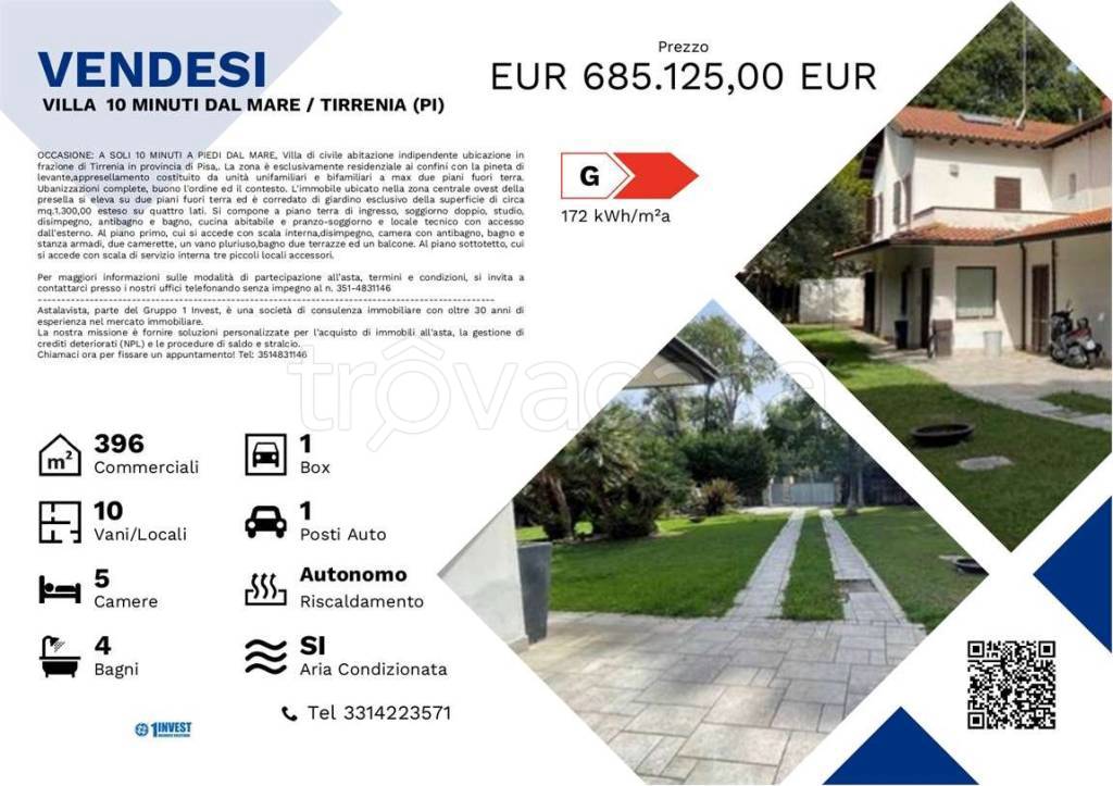 casa indipendente in vendita a Pisa in zona Tirrenia