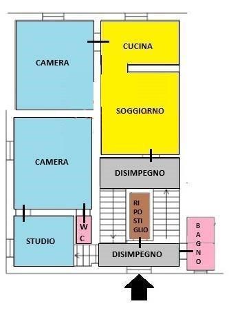appartamento in vendita a Pisa in zona Putignano