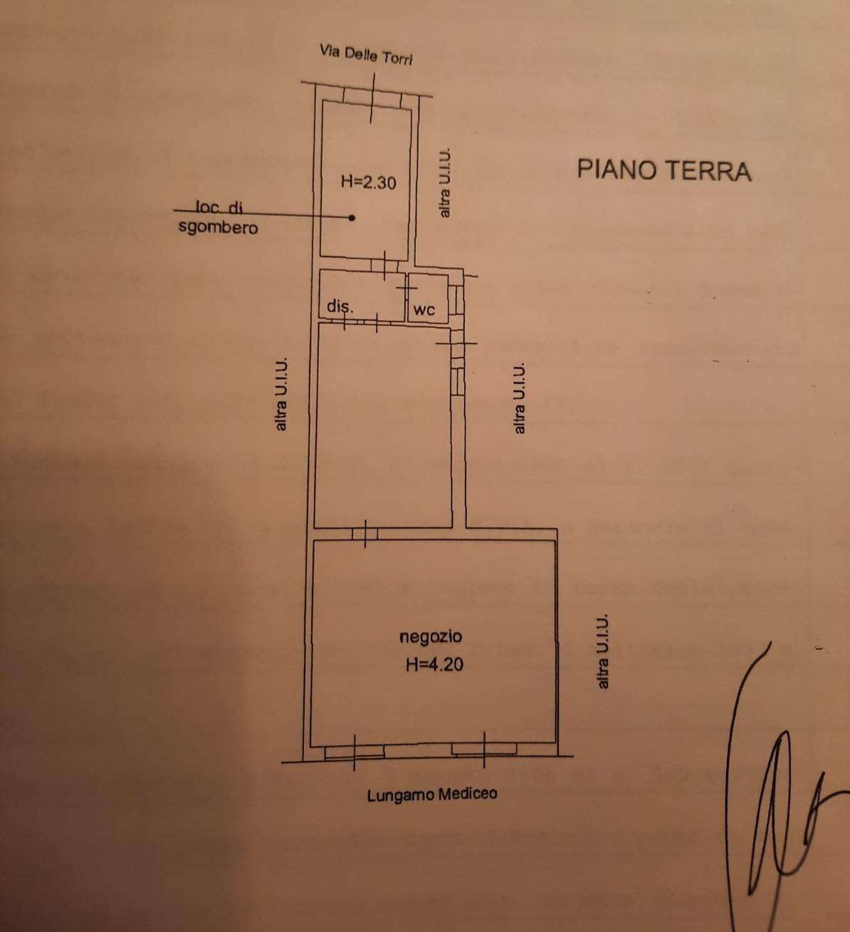 trivano in vendita a Pisa in zona Lungarni