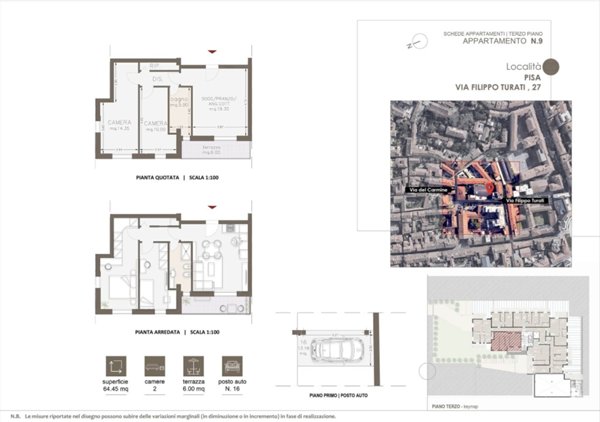 appartamento in vendita a Pisa in zona Quartiere Sant'Antonio