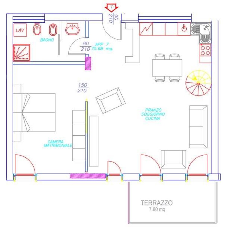 appartamento in vendita a Pisa in zona Quartiere San Giusto