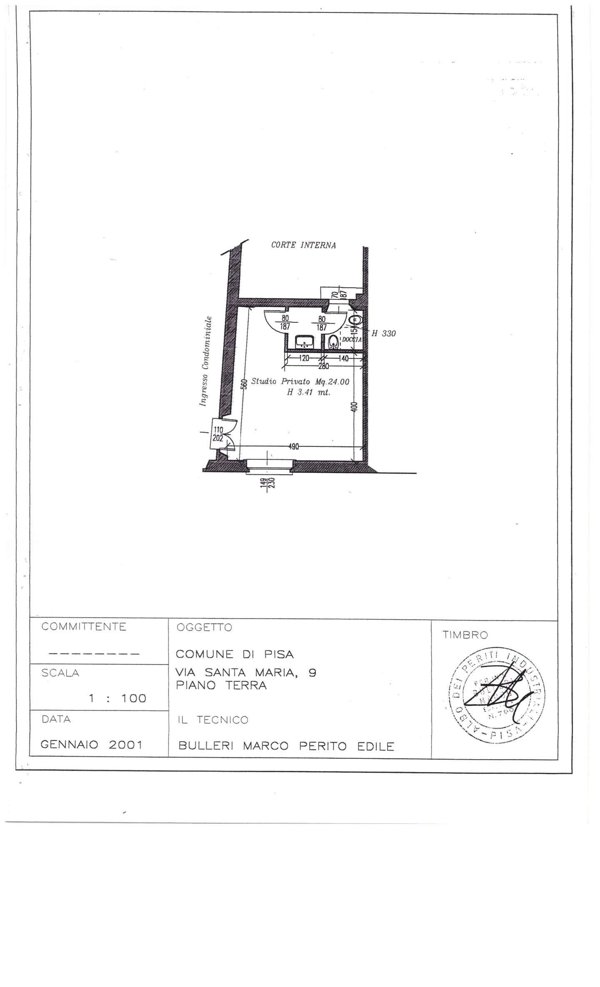 ufficio in vendita a Pisa in zona Quartiere Santa Maria