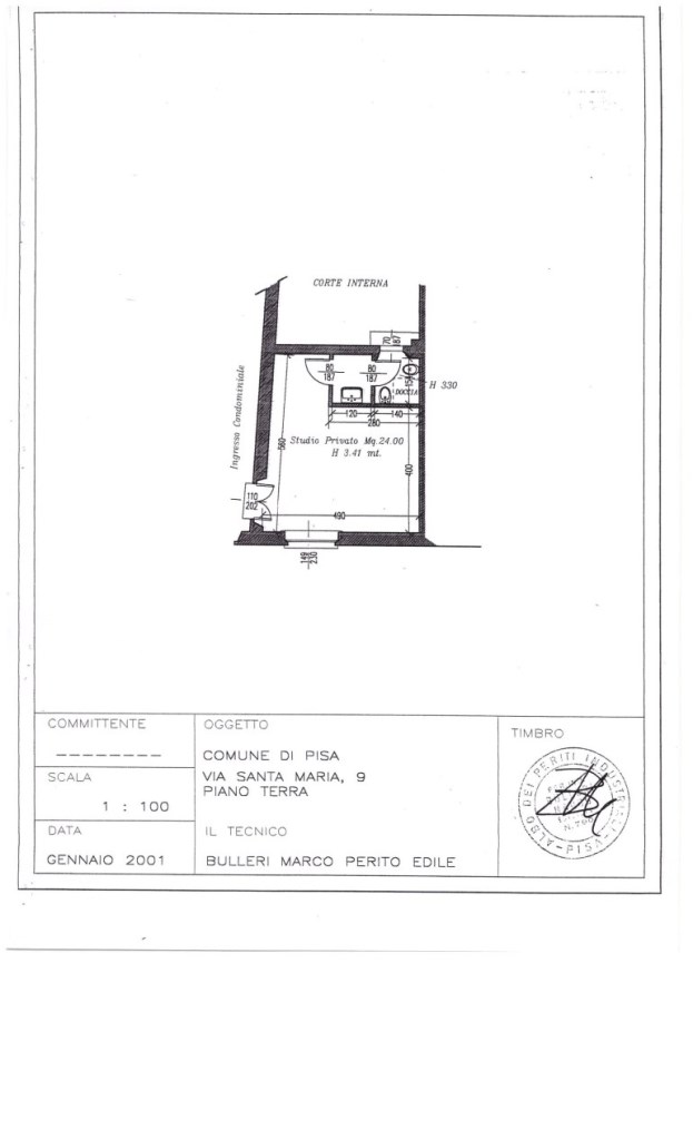 ufficio in vendita a Pisa in zona Quartiere Santa Maria