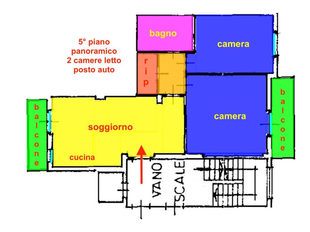 appartamento in vendita a Pisa in zona Cisanello