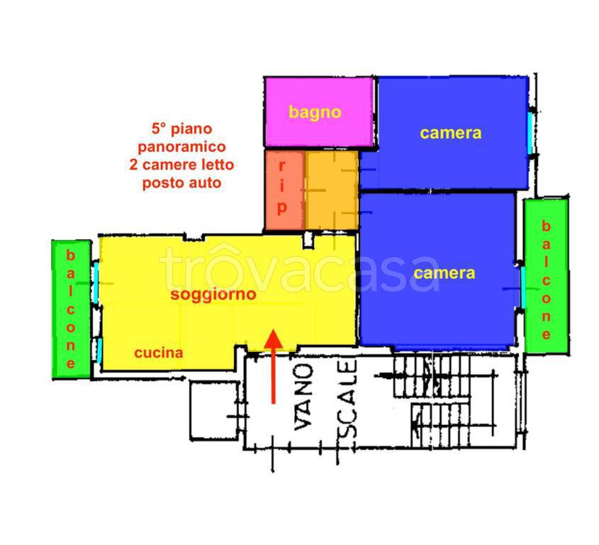 appartamento in vendita a Pisa in zona Cisanello