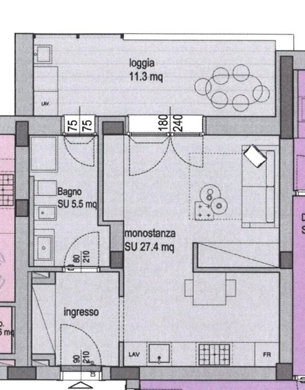 appartamento in vendita a Pisa in zona Porta Nuova