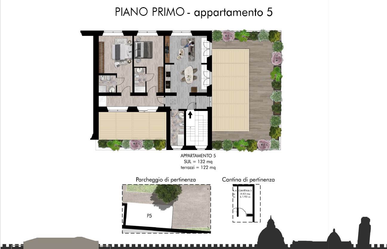 appartamento in vendita a Pisa in zona Quartiere San Francesco