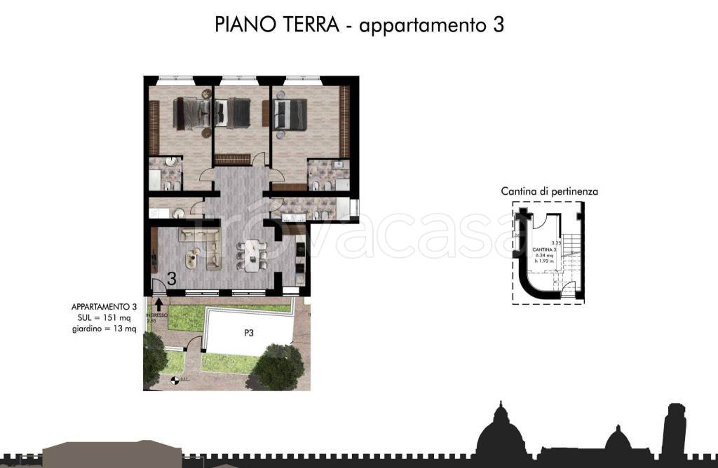 appartamento in vendita a Pisa in zona Quartiere San Francesco