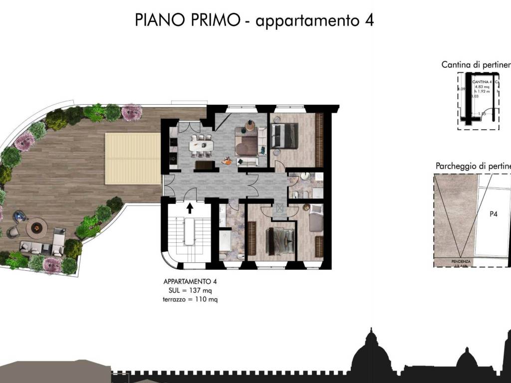 appartamento in vendita a Pisa in zona Quartiere San Francesco