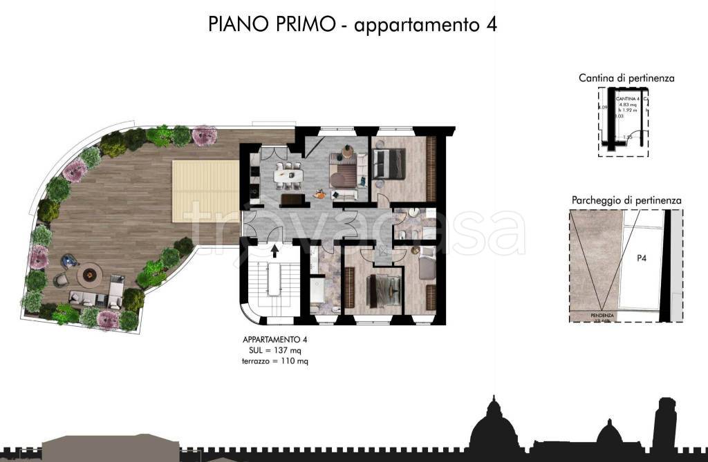 appartamento in vendita a Pisa in zona Quartiere San Francesco