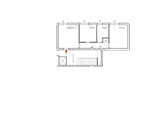 appartamento in vendita a Pisa in zona Landi
