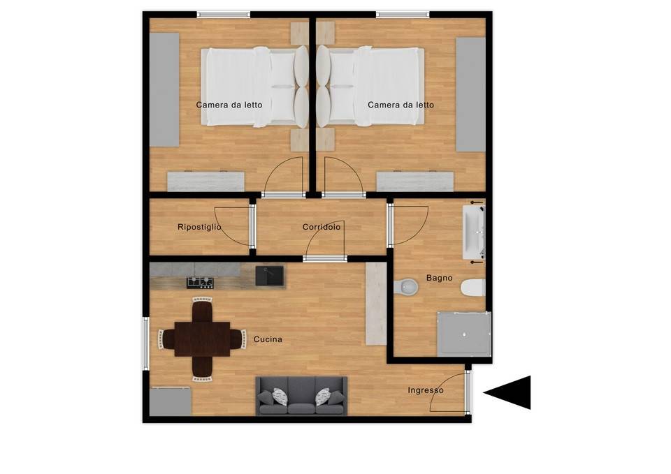 appartamento in vendita a Pisa in zona Lungarni