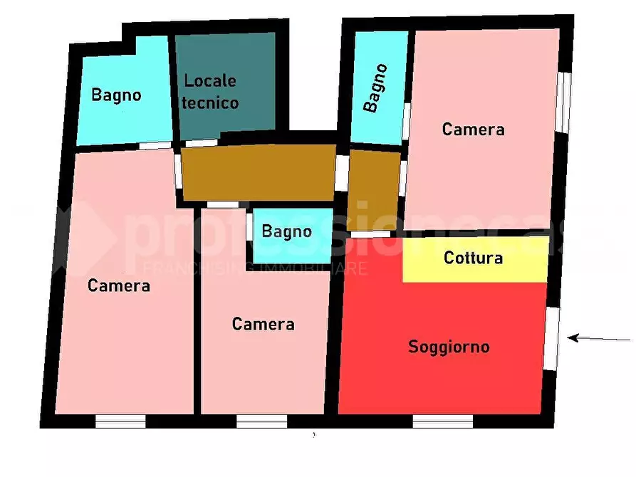 appartamento in vendita a Pisa in zona Stazione