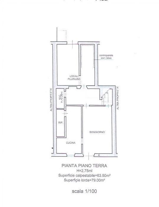 casa indipendente in vendita a Pisa in zona Ospedaletto