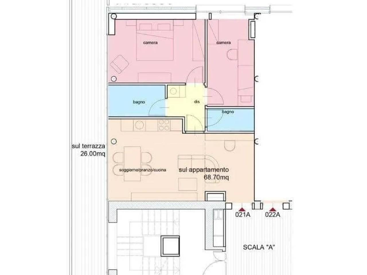 appartamento in vendita a Pisa in zona Cisanello