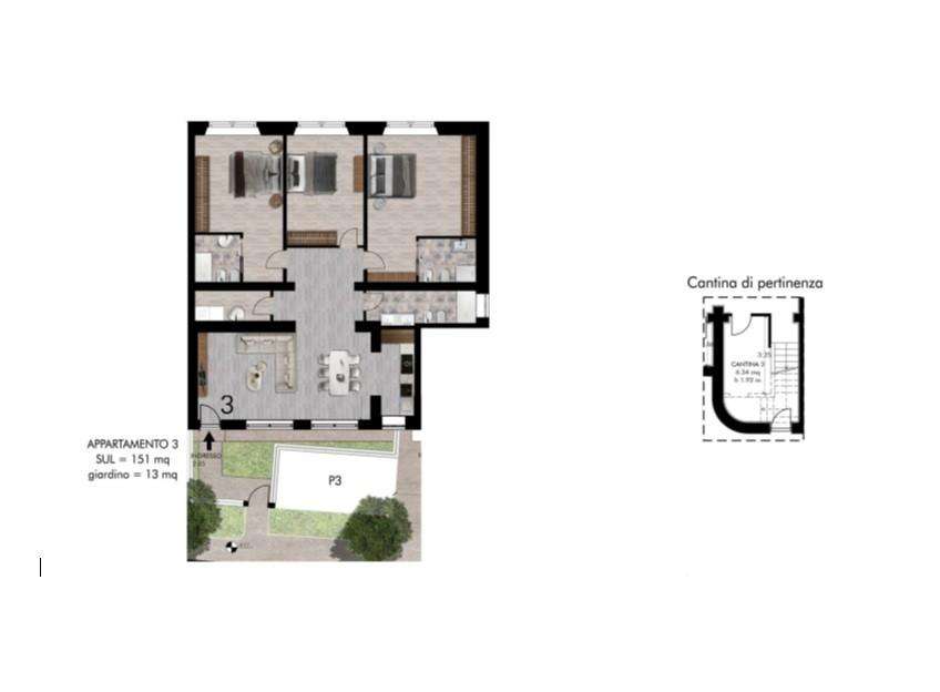 appartamento in vendita a Pisa in zona Quartiere San Francesco