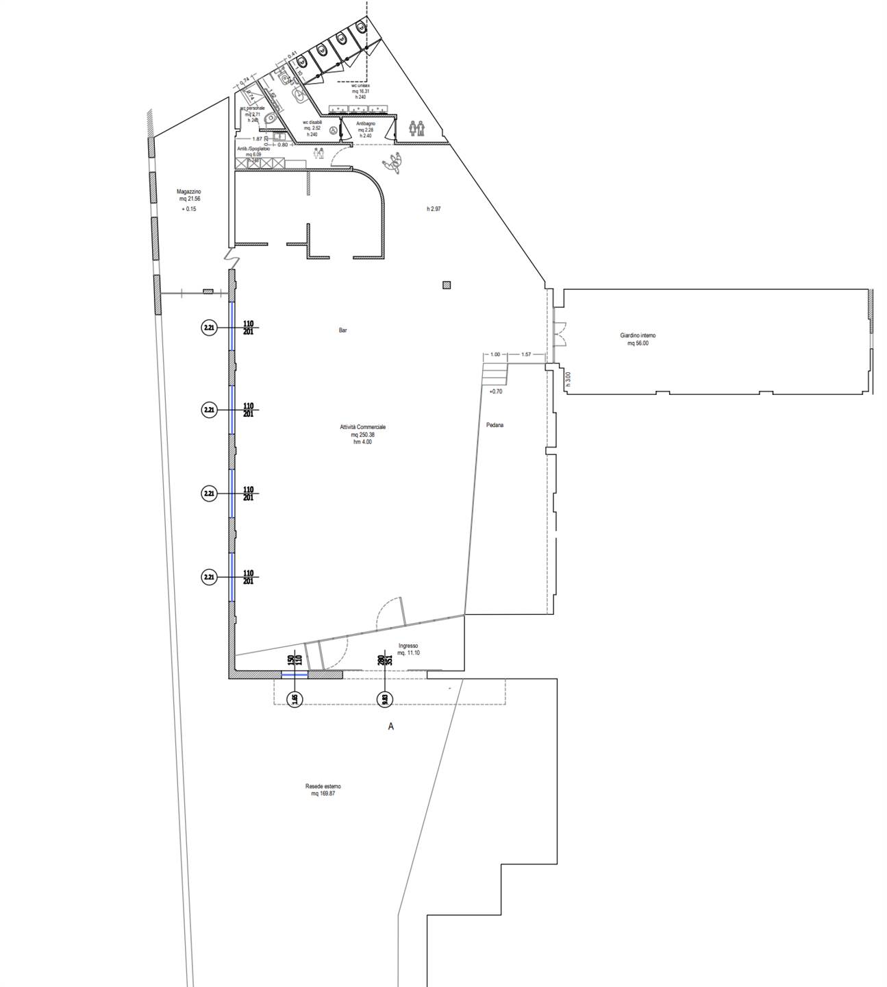 quadrivano in vendita a Pisa in zona Barbaricina
