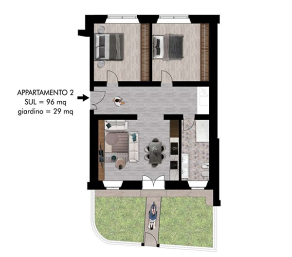 appartamento in vendita a Pisa in zona Quartiere San Francesco