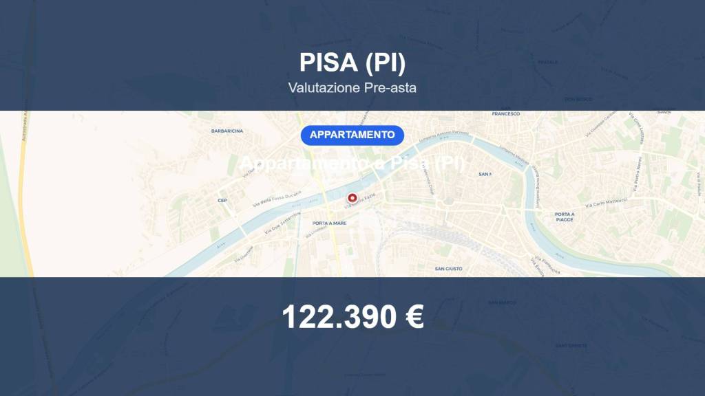 appartamento in vendita a Pisa in zona Porta a Mare