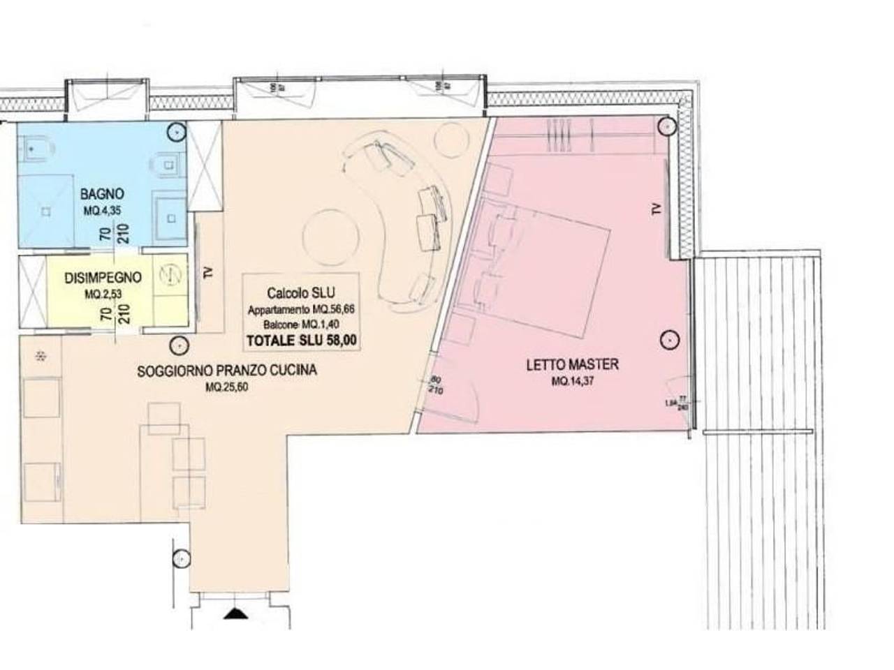 appartamento in vendita a Pisa in zona Cisanello