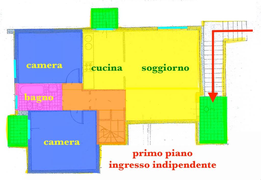 appartamento in vendita a Pisa in zona Putignano
