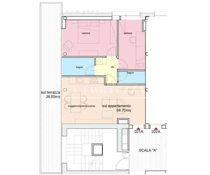 appartamento in vendita a Pisa in zona Lungarni