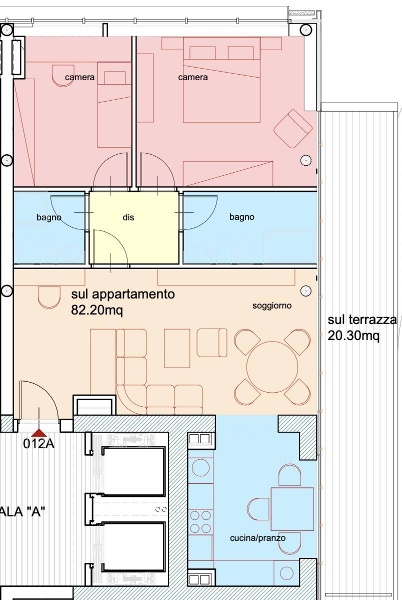 appartamento in vendita a Pisa in zona Cisanello