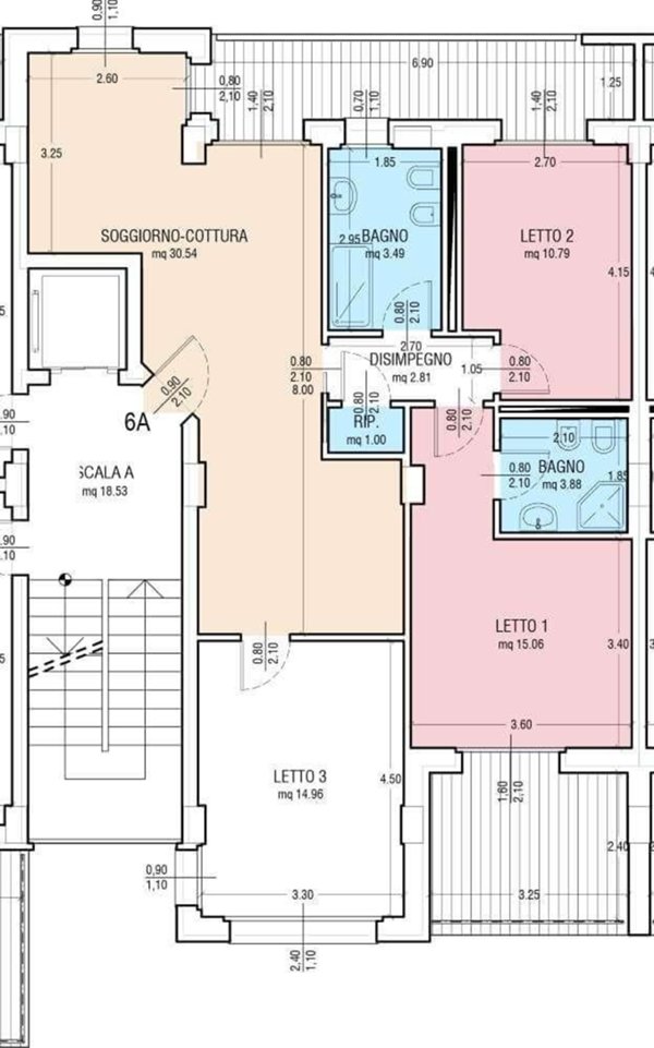 appartamento in vendita a Pisa in zona Ospedaletto