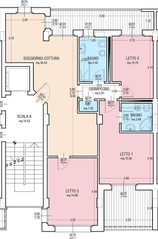 appartamento in vendita a Pisa in zona Ospedaletto