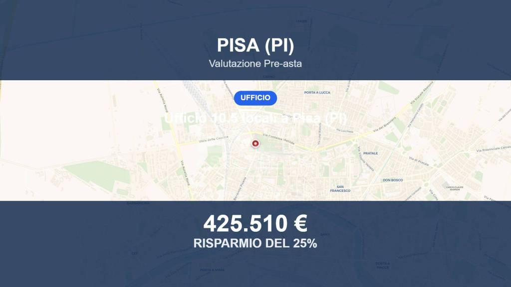 ufficio in vendita a Pisa in zona Centro Storico