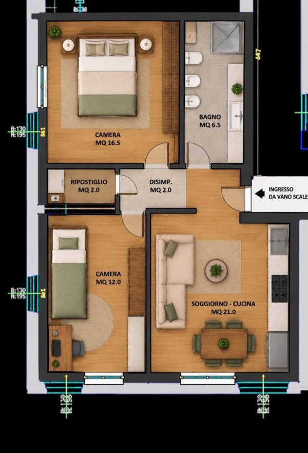 appartamento in vendita a Pisa in zona Quartiere Santa Maria