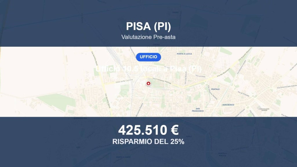 ufficio in vendita a Pisa in zona Centro Storico